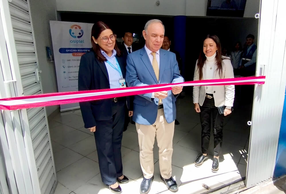 OSIPTEL fortalece atención a usuarios de servicios de telecomunicaciones con nueva oficina en Cusco