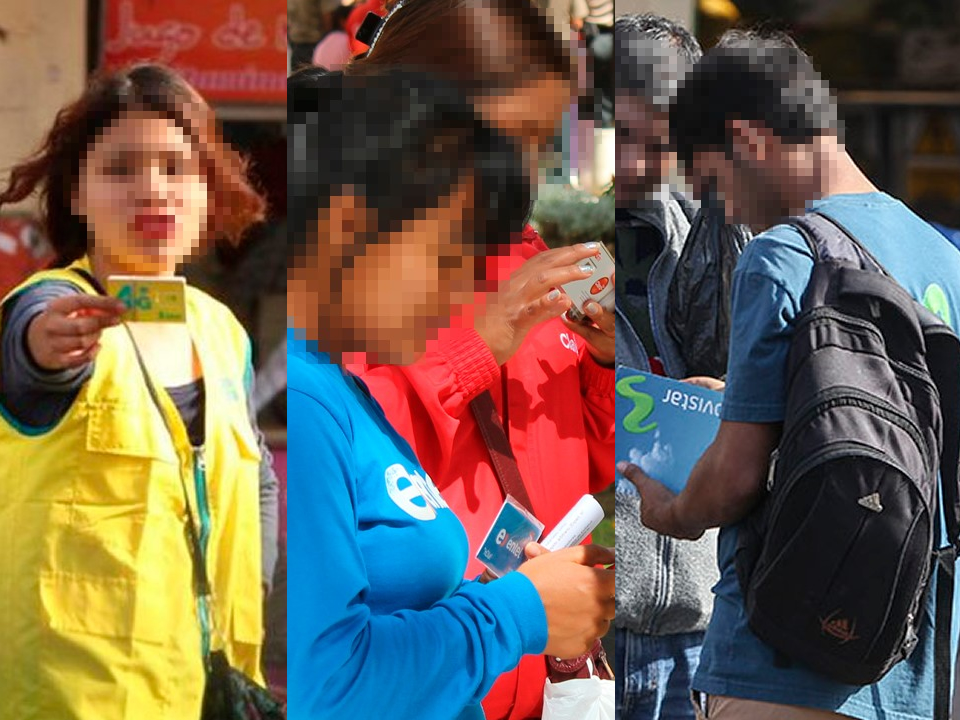 OSIPTEL interpone medidas cautelares y da ultimátum de un (1) día para que empresas cesen la venta ambulatoria de chips