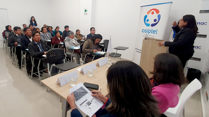 OSIPTEL impulsa empoderamiento ciudadano y protección al usuario en Puno