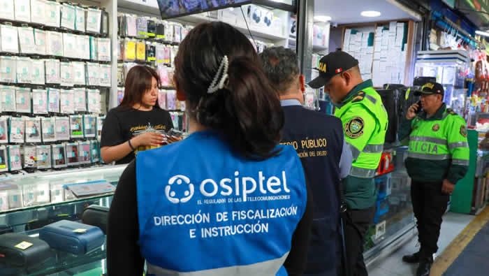 OSIPTEL refuerza acciones contra la venta ambulatoria de chips con operativo preventivo en Lima Norte