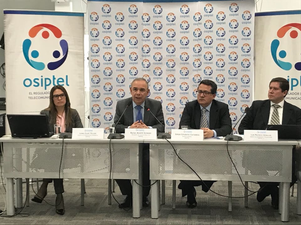 OSIPTEL presenta ranking de distritos con mejor desempeño en calidad en servicios de telefonía e internet móvil