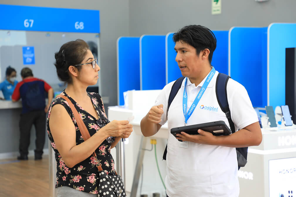 OSIPTEL realizó cerca de 2 mil monitoreos presenciales a centros de atención de empresas operadoras en 2022
