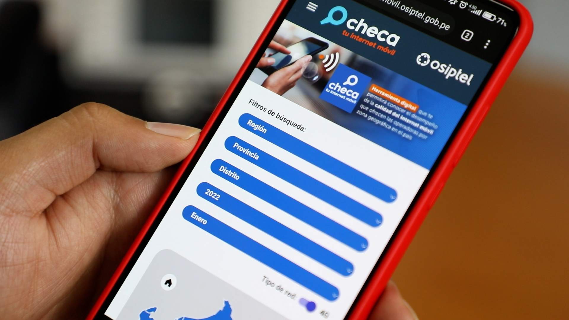 OSIPTEL: Conoce cuál fue la empresa con la red de internet móvil más veloz en junio