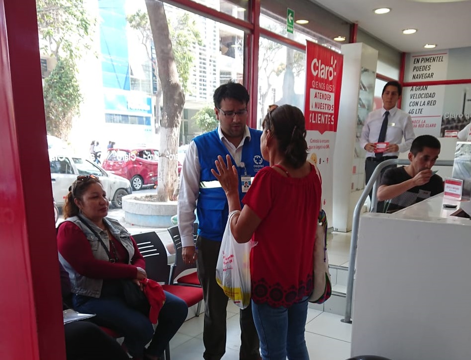 OSIPTEL pone en marcha programa de visitas inopinadas a centros de atención de empresas operadoras para supervisar calidad de atención a usuarios