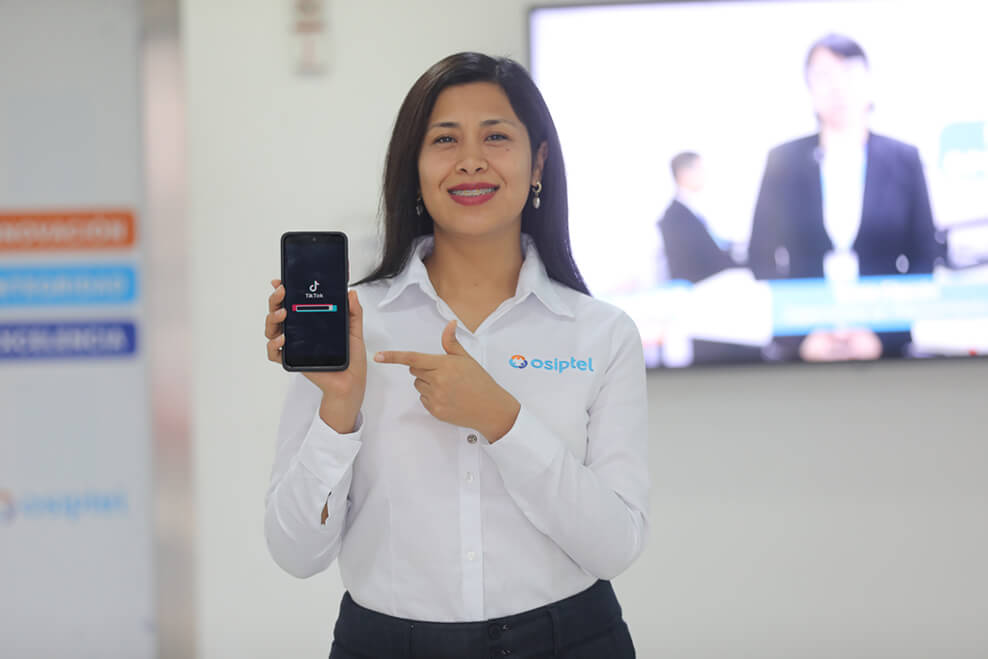 OSIPTEL empoderará a más usuarios de servicios de telecomunicaciones a través de programa en vivo por TikTok