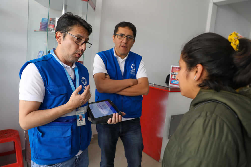Reposición de chip móvil y facturación son los temas más consultados por usuarios en monitoreos presenciales del OSIPTEL a empresas operadoras
