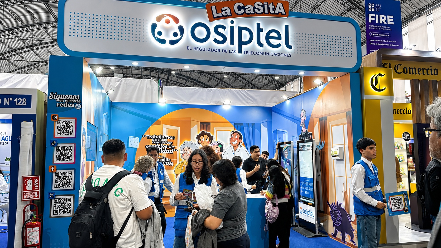 ¿Vas a cambiar de operador o comprar un celular? Conoce las herramientas digitales que el OSIPTEL presenta en la FIL