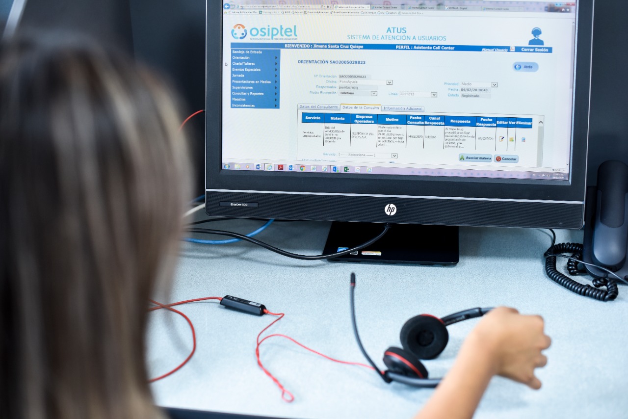 OSIPTEL y empresas operadoras implementarán sistema que automatizará atención de apelaciones y quejas de usuarios