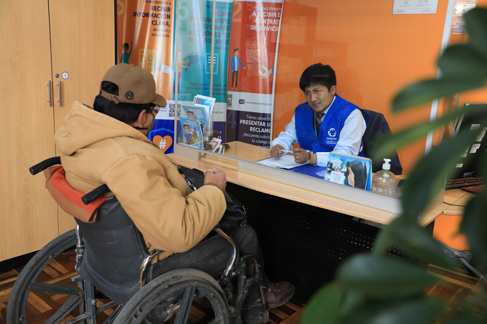 OSIPTEL brindó cerca de 5000 atenciones a usuarios con discapacidad sobre sus servicios de telecomunicaciones