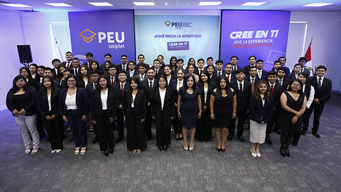 Jóvenes de Lima y regiones se preparan para liderar el sector telecomunicaciones en el Programa de Extensión Universitaria del OSIPTEL