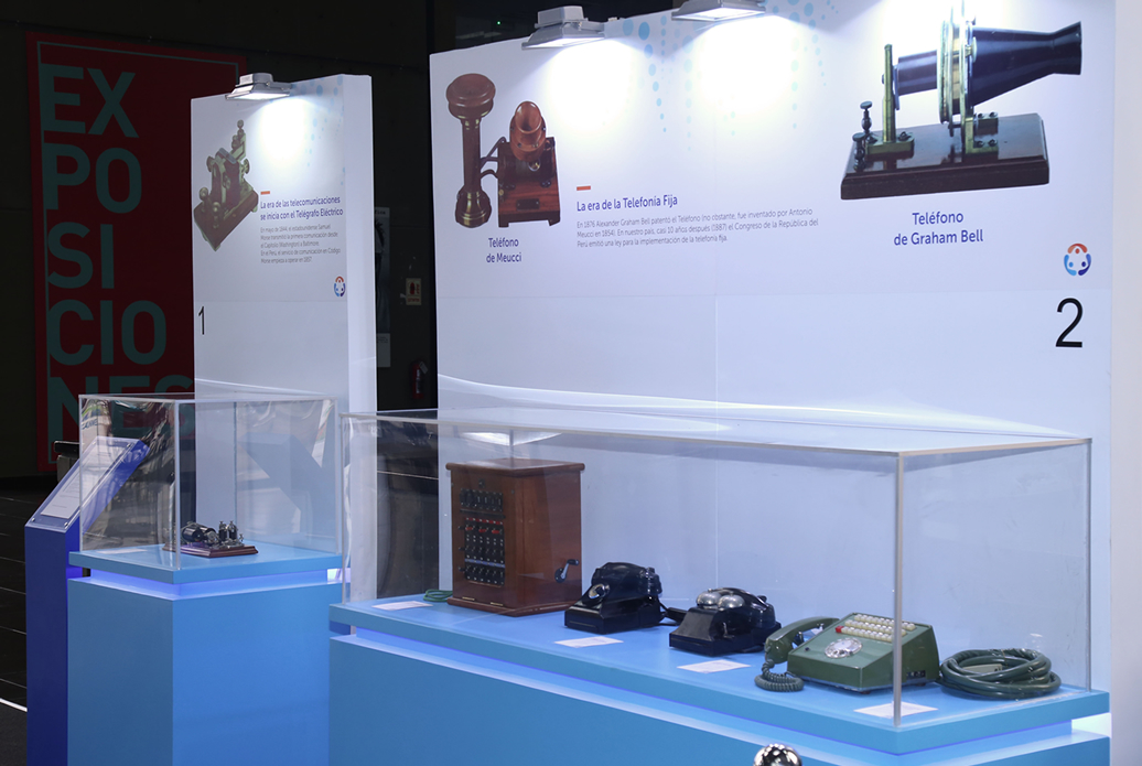 OSIPTEL presenta exhibición museográfica por su 25 aniversario: El Boom de las Telecomunicaciones