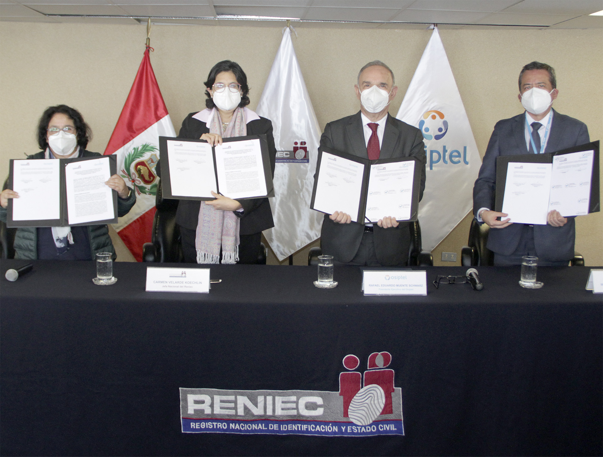 RENIEC y OSIPTEL juntos contra la ciberdelincuencia