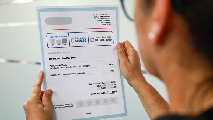 OSIPTEL: ¿cómo leer correctamente tu recibo de telefonía móvil?